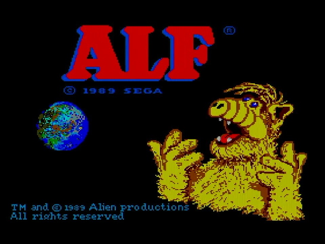 Alf title screen