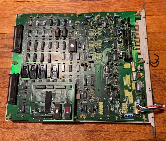 Audio board. It has the above edge connector.