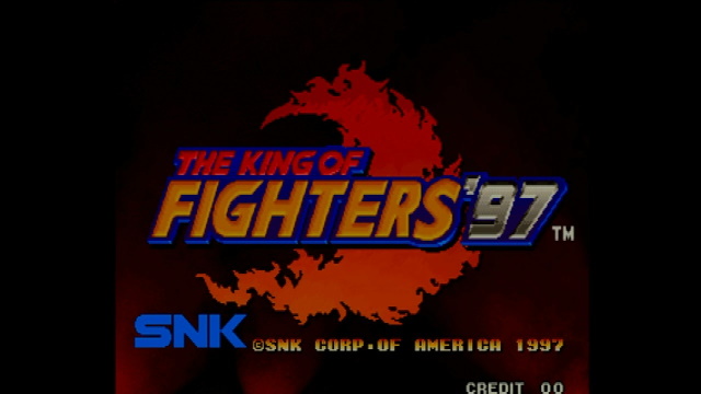 The title screen of King of Fighters '97... or is it?
