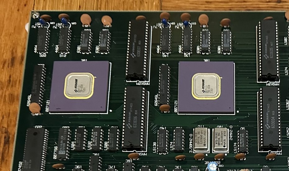 Two video chips