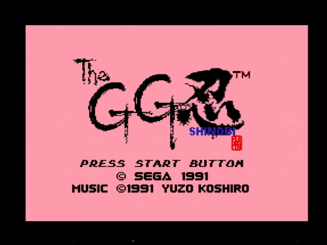 the GG shinobi, in pink