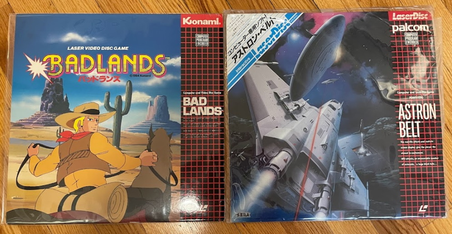 The two LaserDisc games described below