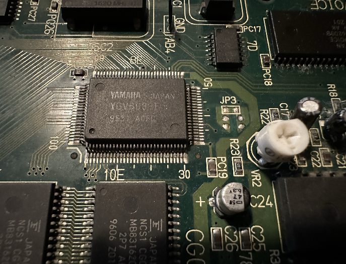 Surface-mount Yamaha chip