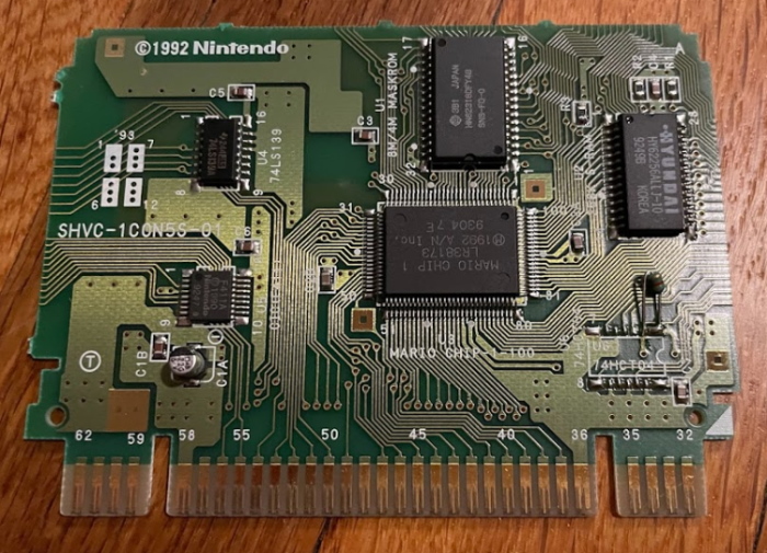 The SuperFX. There is a ROM and a RAM, but the MARIO chip is the star