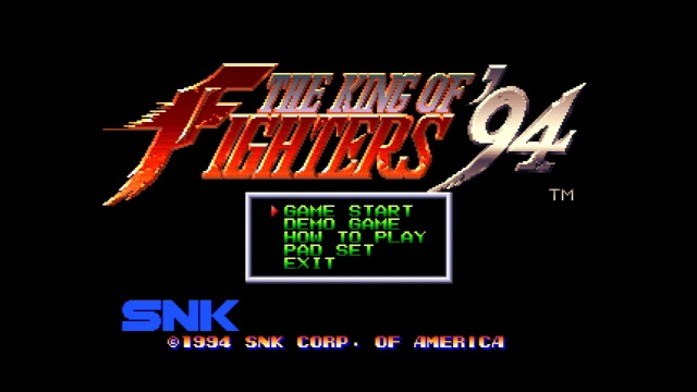 King of Fighters '94 title screen