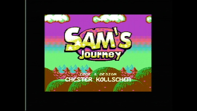 Sam's Journey title screen in PAL