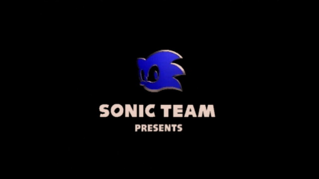 Nights Into Dreams showing the Sonic Team logo