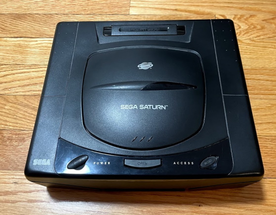 A Sega Saturn, but without my cat this time