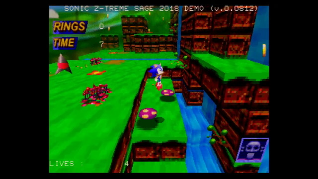 Gameplay footage of Sonic Z-Treme