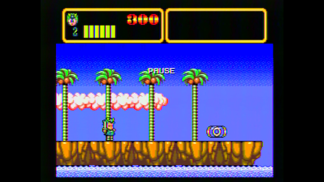 Wonder Boy III suffering from rainbow banding