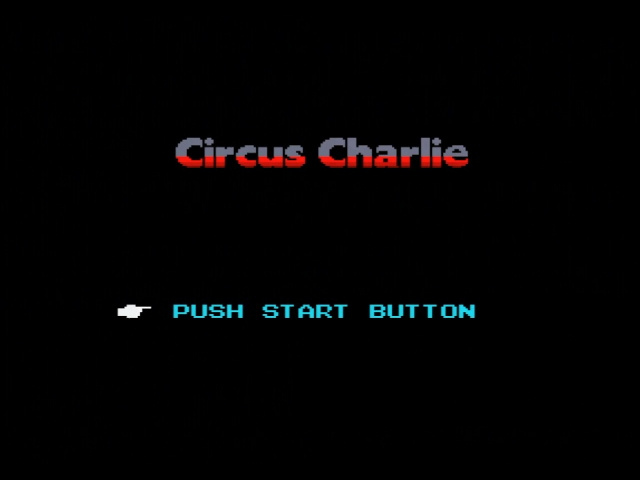 Circus Charlie title screen