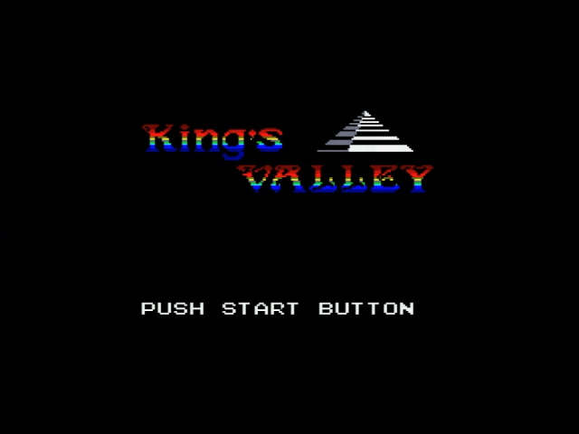 King's Valley title screen