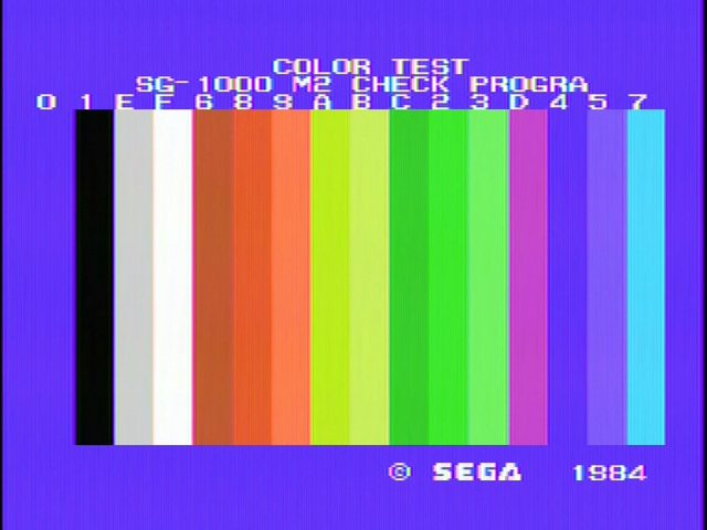 Color bars over composite, showing less saturated colors
