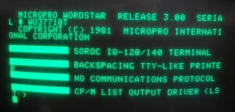 WordStar for the Apple II, but hampered by a 40-column screen