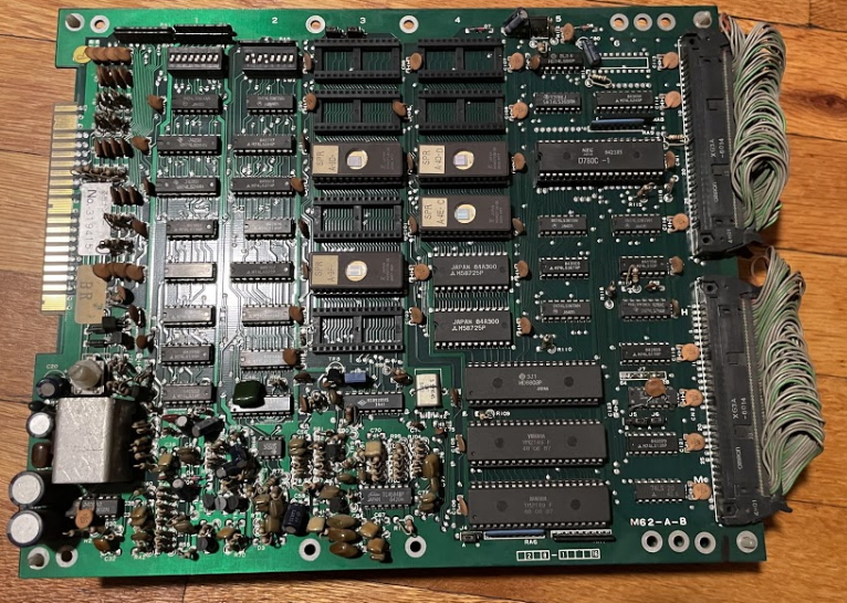 Spelunker PCB. A large stack