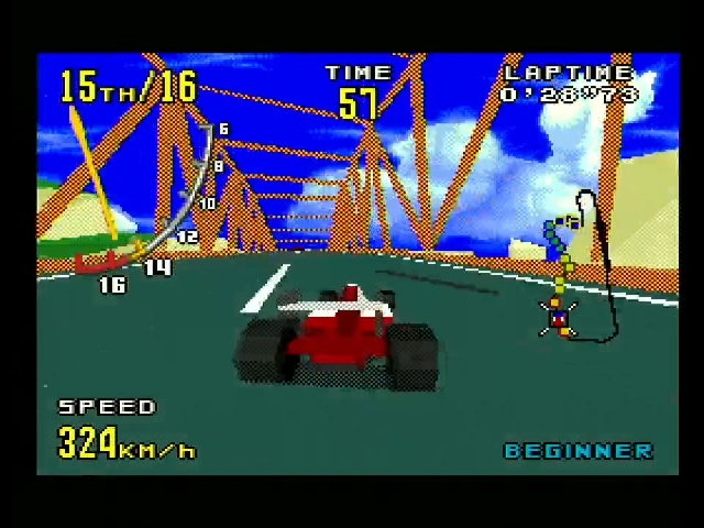 Virtua Racing on Genesis
