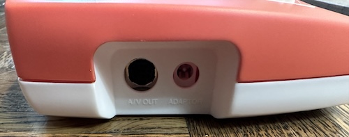 does this blog post qualify as 'fox news' Side of the console showing orange and white