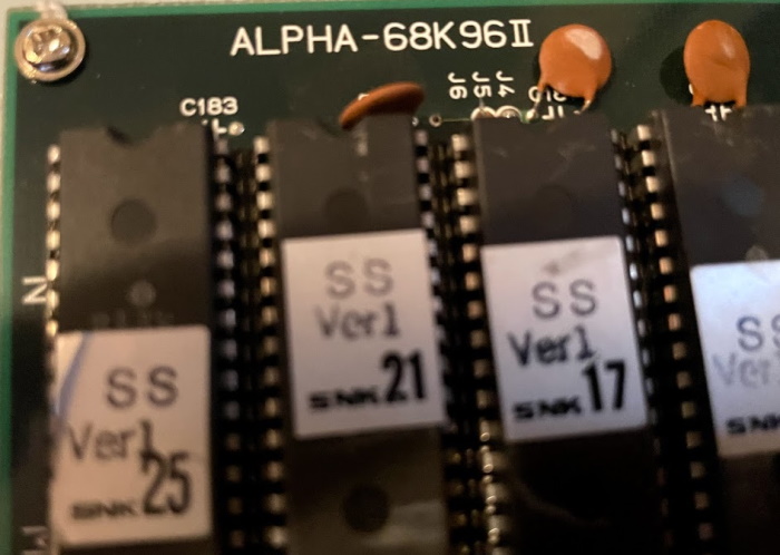 Alpha 68k motherboard, with ALPHA68K-96-II silkscreened on it