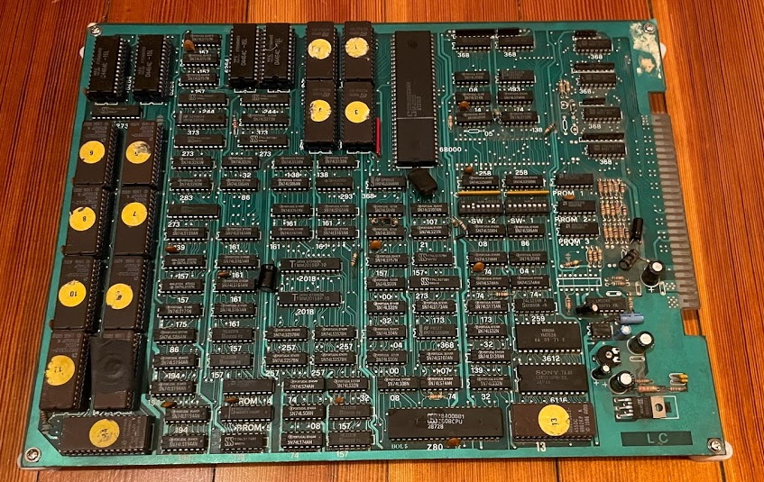 Paddle Mania circuitboard