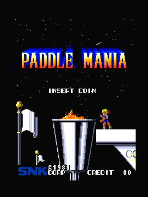 Paddle Mania title screen