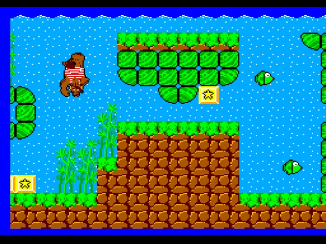 Alf swimming in Miracle World