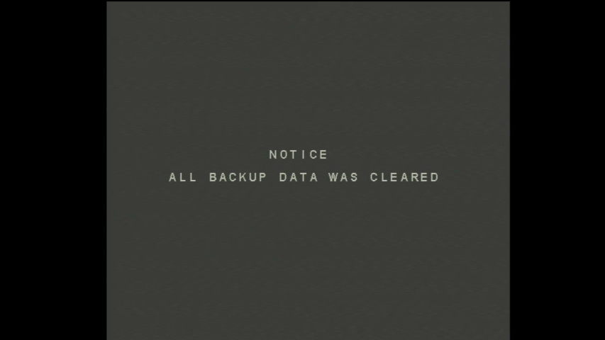 NOTICE - ALL BACKUP DATA WAS CLEARED