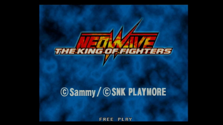 KOF Neowave title screen