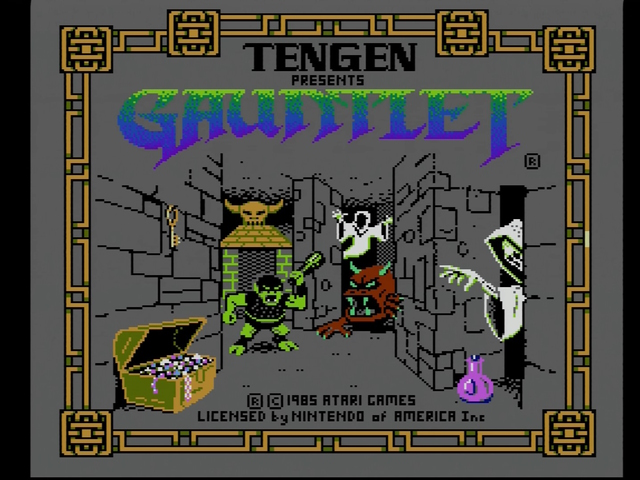 Gauntlet title screen