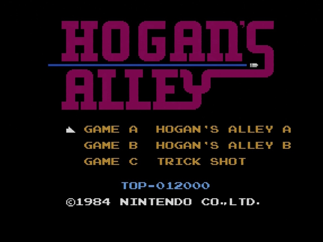 Hogan's Alley title screen