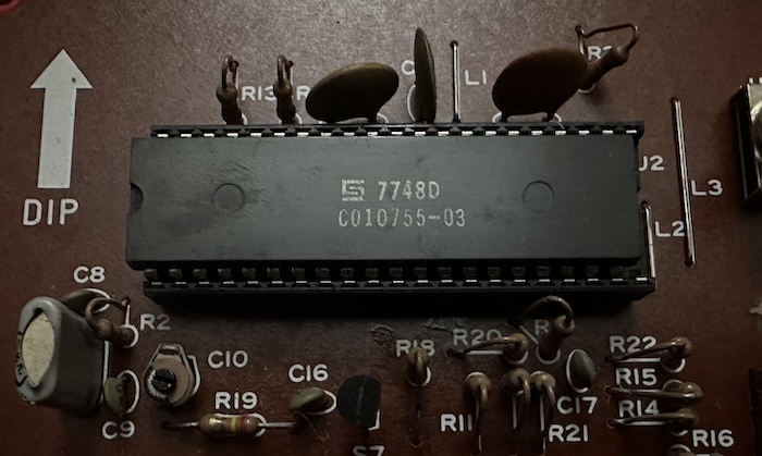 The chip that powers the TV Block, Atari C010755-03