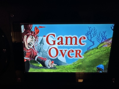 off with my head, I guess The Red Queen says Game Over