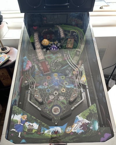 taken during daytime The Alice pinball playfield