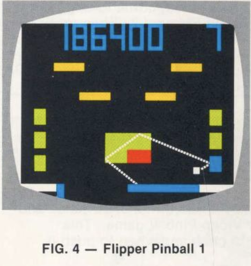 Atari Video Pinball in the manual