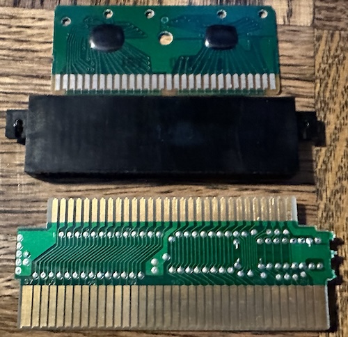 The three interior pieces separated