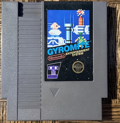 Gyromite NES cartridge