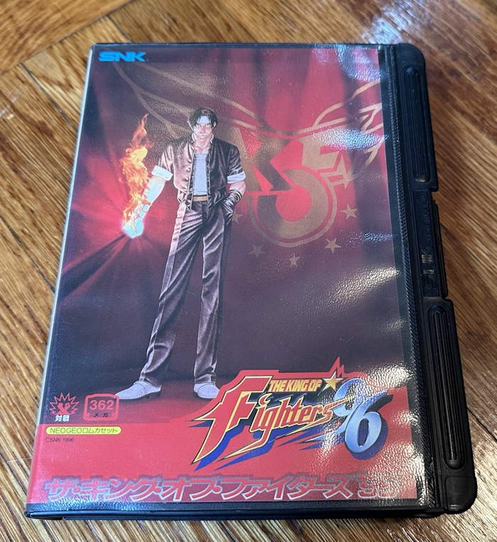 King of Fighters 96 box for AES