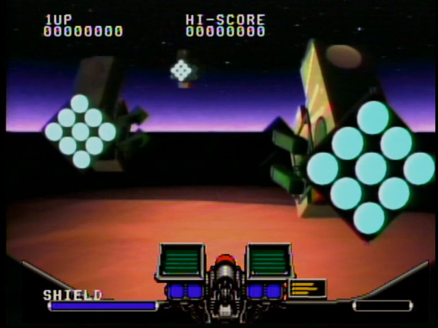 Pyramid Patrol gameplay on the Pioneer LaserActive PAC S-1