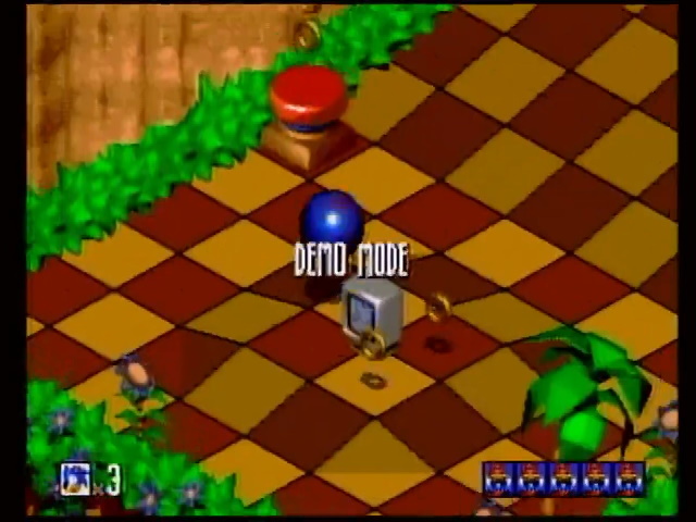 Sonic 3D Blast demo gameplay in composite