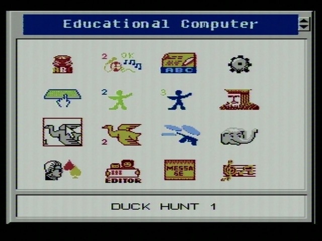 Duck Hunt on the menu