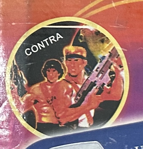 Contra ad on the box