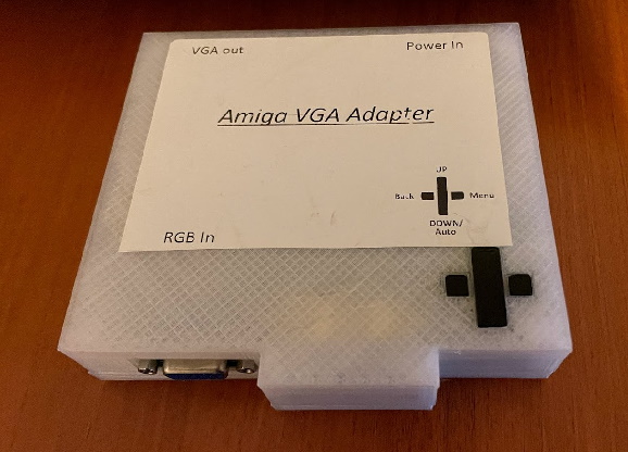 A GBS-8200-based upscaler advertised for the Amiga