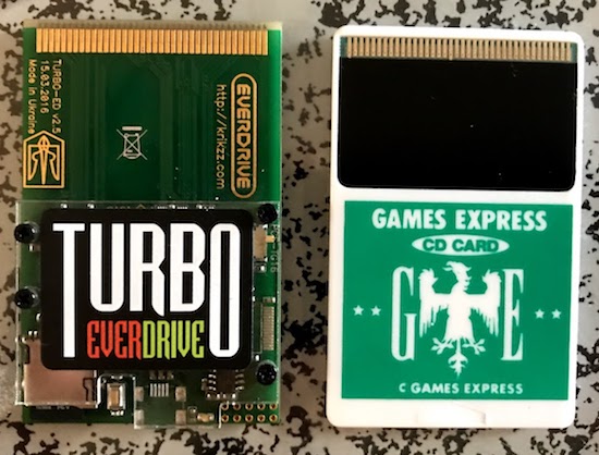 Unlicensed HuCards: the Games Express CD Card, and the Turbo Everdrive