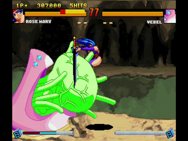 Rose Mary is bodied by a full-screen pink triangle thing