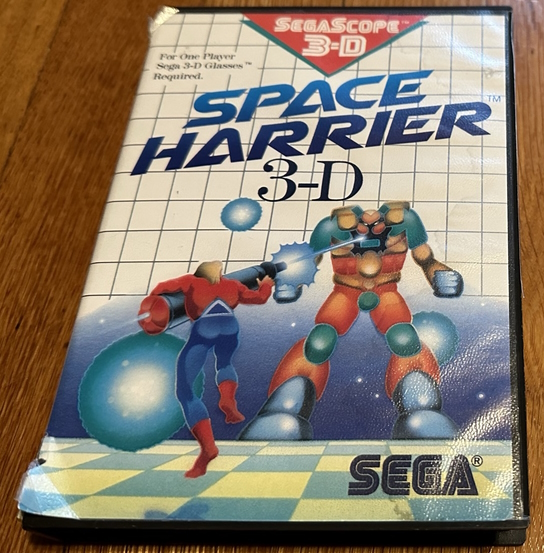 Space Harrier 3D's western box