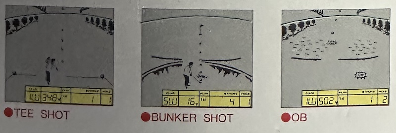 first-person view!! Tee Shot, Bunker Shot, OB screenshots