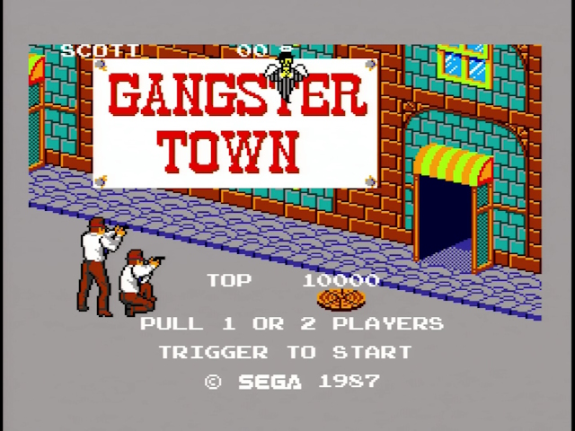 Gangster Town title screen