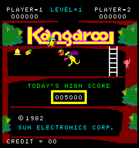 Kangaroo title screen