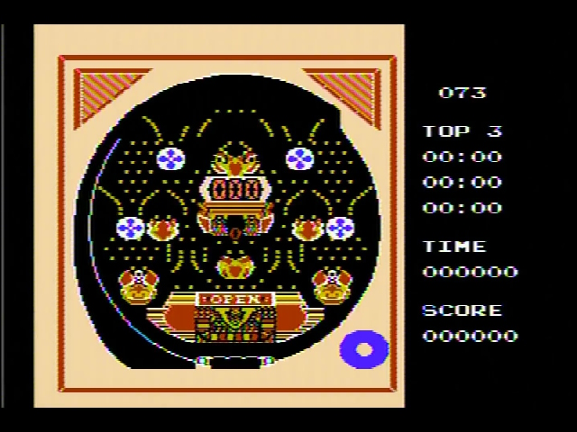 Pachi-com digi-pachi table, with a golden Vegas theme