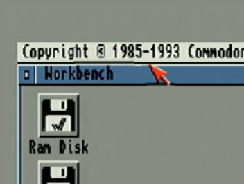 A straight line in the Amiga UI gets a jog in it because of bad deinterlacing