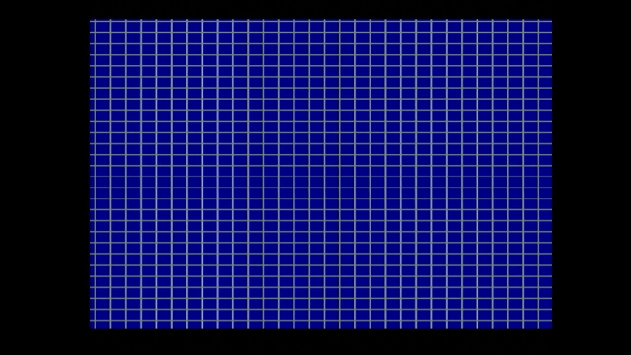White grid on blue, but lines are inconsistent width